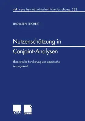 Teichert |  Nutzenschätzung in Conjoint-Analysen | Buch |  Sack Fachmedien
