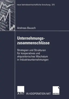 Bausch |  Unternehmungszusammenschlüsse | Buch |  Sack Fachmedien