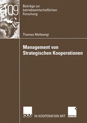 Mellewigt |  Management von Strategischen Kooperationen | Buch |  Sack Fachmedien