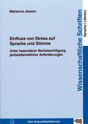 Jessen |  Einfluss von Stress auf Sprache und Stimme | Buch |  Sack Fachmedien