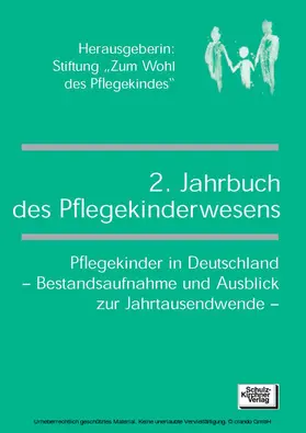 Zenz / Salgo |  Jahrbuch des Pflegekinderwesens (2.) | eBook | Sack Fachmedien