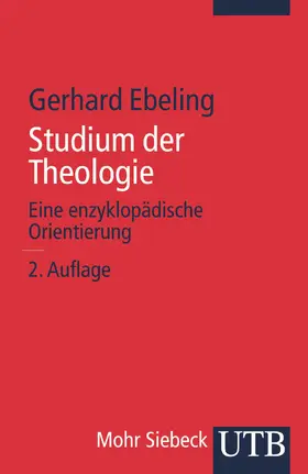 Ebeling |  Studium der Theologie | Buch |  Sack Fachmedien