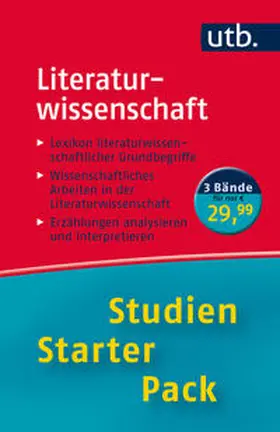 Spörl / Moennighoff / Meyer-Krentler |  Studien-Starter-Pack Literaturwissenschaft | Buch |  Sack Fachmedien