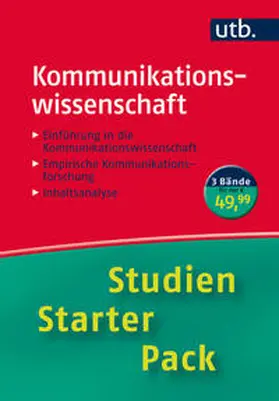 Beck / Scheufele / Engelmann |  Studien-Starter-Pack Kommunikationswissenschaft | Buch |  Sack Fachmedien