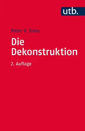 Zima |  Die Dekonstruktion | Buch |  Sack Fachmedien