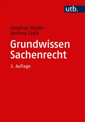 Meder / Czelk |  Grundwissen Sachenrecht | Buch |  Sack Fachmedien