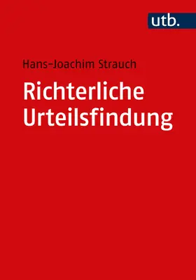 Strauch |  Richterliche Urteilsfindung | Buch |  Sack Fachmedien