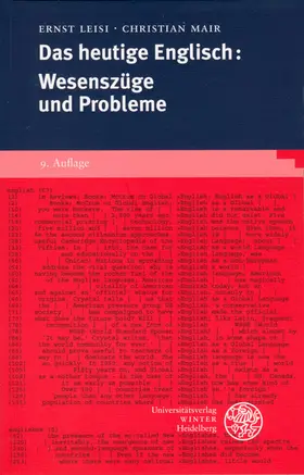 Leisi / Mair |  Das heutige Englisch: Wesenszüge und Probleme | Buch |  Sack Fachmedien