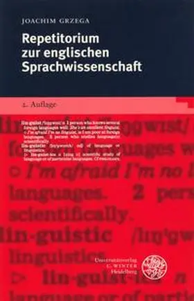 Grzega |  Repetitorium zur englischen Sprachwissenschaft | Buch |  Sack Fachmedien