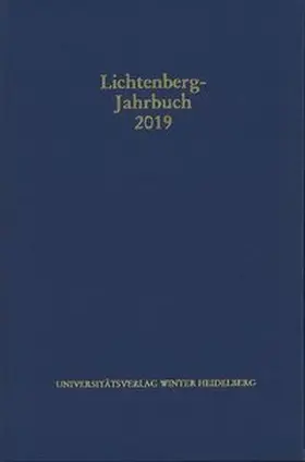 Promies / Moenninghoff / Spicker | Lichtenberg-Jahrbuch 2019 | Buch | 978-3-8253-4748-2 | www2.sack.de