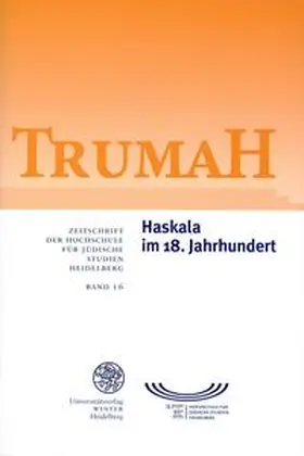  Trumah 16. Haskala im 18. Jahrhundert | Buch |  Sack Fachmedien