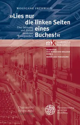 Frühwald |  »Lies nur die linken Seiten eines Buches!« | Buch |  Sack Fachmedien