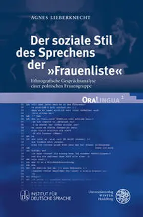 Lieberknecht |  Der soziale Stil des Sprechens der "Frauenliste" | Buch |  Sack Fachmedien