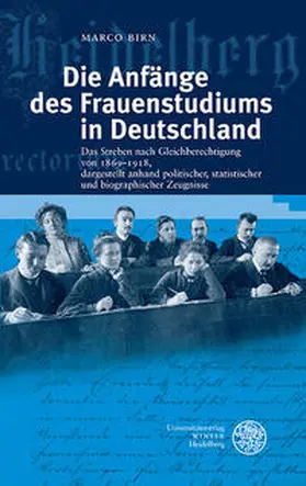 Birn |  Die Anfänge des Frauenstudiums in Deutschland | Buch |  Sack Fachmedien