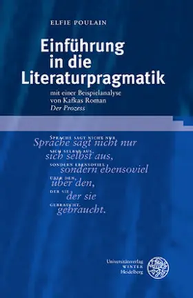 Poulain |  Einführung in die Literaturpragmatik | Buch |  Sack Fachmedien