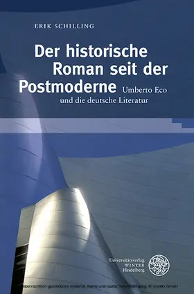 Schilling |  Der historische Roman seit der Postmoderne | eBook | Sack Fachmedien