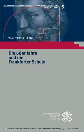 Rüegg |  Die 68er Jahre und die Frankfurter Schule | eBook | Sack Fachmedien