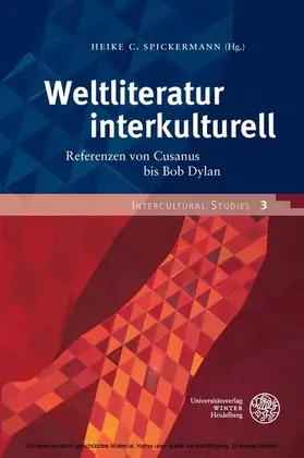 Spickermann |  Weltliteratur interkulturell | eBook | Sack Fachmedien