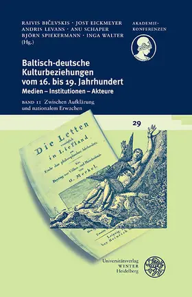 Bicevskis / Eickmeyer / Levans |  Zwischen Aufklärung und nationalem Erwachen | eBook | Sack Fachmedien