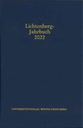 Joost / Moennighoff / Spicker |  Lichtenberg-Jahrbuch 2022 | eBook | Sack Fachmedien