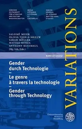 Meier / Tjon-A-Meeuw / Möller |  Variations 27 (2024) | eBook | Sack Fachmedien
