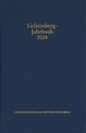 Achenbach / Joost |  Lichtenberg-Jahrbuch 2024 | Buch |  Sack Fachmedien