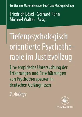 Pecher |  Tiefenpsychologisch orientierte Psychotherapie im Justizvollzug | Buch |  Sack Fachmedien