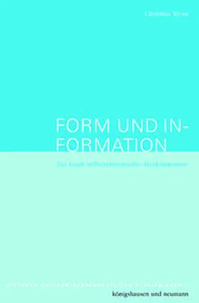 Weiss |  Form und In-formation | Buch |  Sack Fachmedien