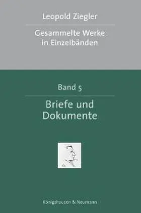 Wall / Ziegler |  Gesammelte Werke in Einzelbänden / Briefe und Dokumente | Buch |  Sack Fachmedien