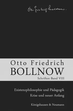 Lessing / Boelhauve / Kühne-Bertram |  Otto Friedrich Bollnow: Schriften | Buch |  Sack Fachmedien