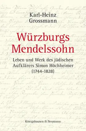 Grossmann |  Würzburgs Mendelssohn | Buch |  Sack Fachmedien