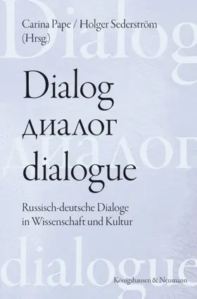 Pape / Sederström |  Dialog - dialogue | Buch |  Sack Fachmedien