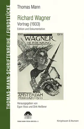 Mann / Voss / Heißerer | Richard Wagner. Vortrag (1933) | Buch | 978-3-8260-6186-8 | sack.de