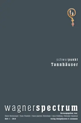 Bermbach / Borchmeyer / Friedrich |  wagnerspectrum | Buch |  Sack Fachmedien