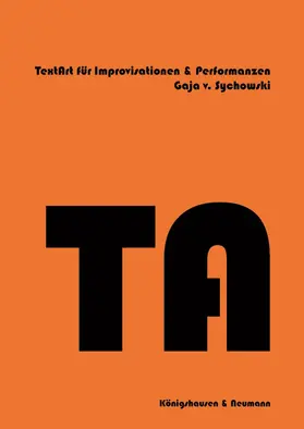 Sychowski |  TextArt für Improvisationen und Performanzen | Buch |  Sack Fachmedien