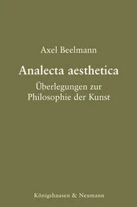 Beelmann |  Analecta aesthetica | Buch |  Sack Fachmedien