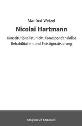 Wetzel |  Nicolai Hartmann | eBook | Sack Fachmedien
