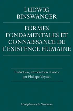 Binswanger |  Formes fondamentales et connaissance de l’existence humaine | Buch |  Sack Fachmedien