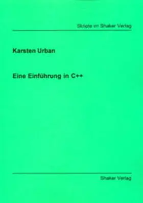 Urban |  Eine Einführung in C++ | Buch |  Sack Fachmedien