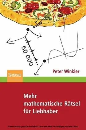 Winkler | Mehr mathematische Rätsel für Liebhaber | E-Book | sack.de