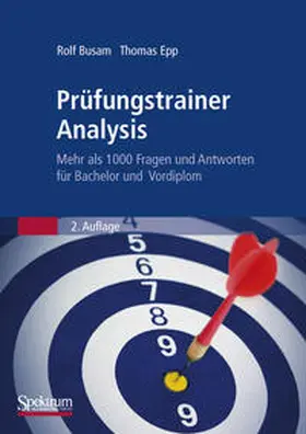 Busam / Epp |  Prüfungstrainer Analysis | eBook | Sack Fachmedien