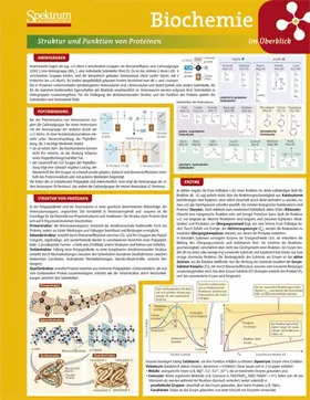  Lerntafel: Biochemie im Überblick | Sonstiges |  Sack Fachmedien