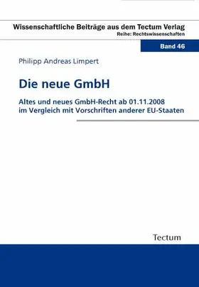 Limpert |  Die neue GmbH | Buch |  Sack Fachmedien