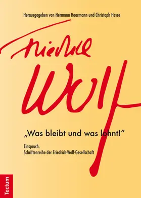 Harmann / Hesse |  Einspruch. Schriftenreihe der Friedrich-Wolf-Gesellschaft | Buch |  Sack Fachmedien
