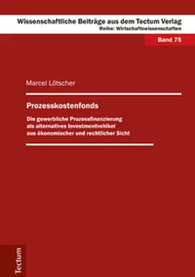 Lötscher |  Prozesskostenfonds | Buch |  Sack Fachmedien