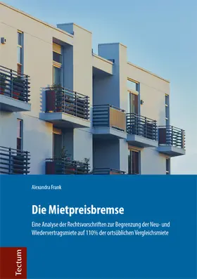 Frank |  Die Mietpreisbremse | Buch |  Sack Fachmedien