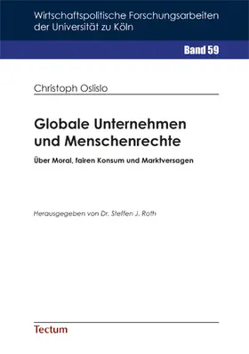 Oslislo |  Globale Unternehmen und Menschenrechte | Buch |  Sack Fachmedien