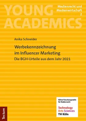 Schneider |  Werbekennzeichnung im Influencer Marketing | Buch |  Sack Fachmedien