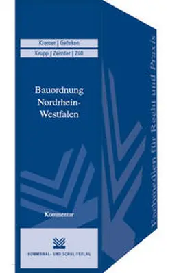 Kremer / Gehrken / Krupp |  Bauordnung Nordrhein-Westfalen | Loseblattwerk |  Sack Fachmedien