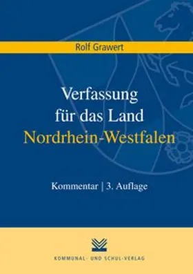 Grawert |  Verfassung für das Land Nordrhein-Westfalen | Buch |  Sack Fachmedien